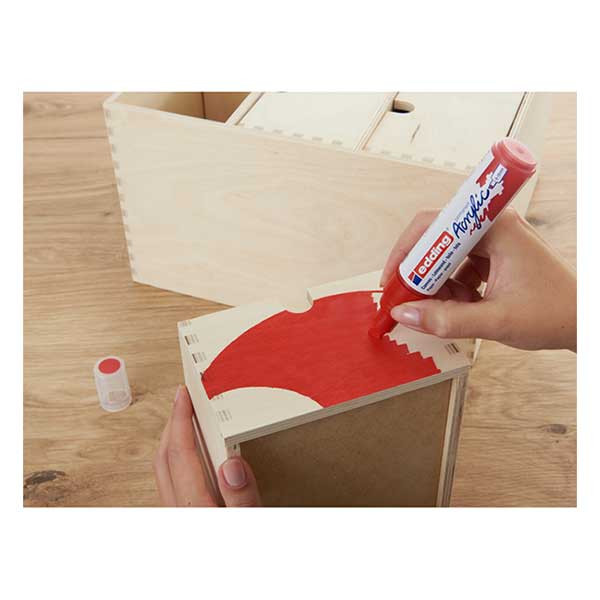 Acrylic marker 5 - 10mm | Edding 5000 | traffic red 240137 - 2