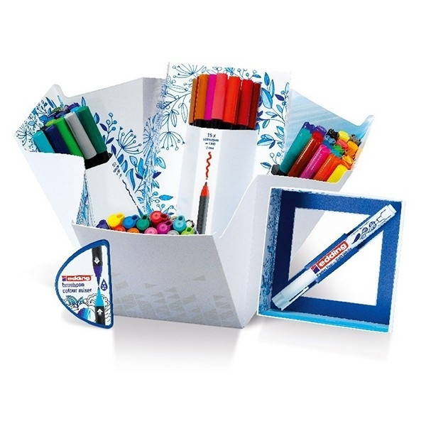 Brush pens set | Edding Colour Happy big box | 70-pack 239347 - 1