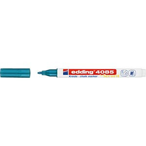 Chalk marker 1 - 2mm round | metallic blue | Edding 4085 240106 - 1