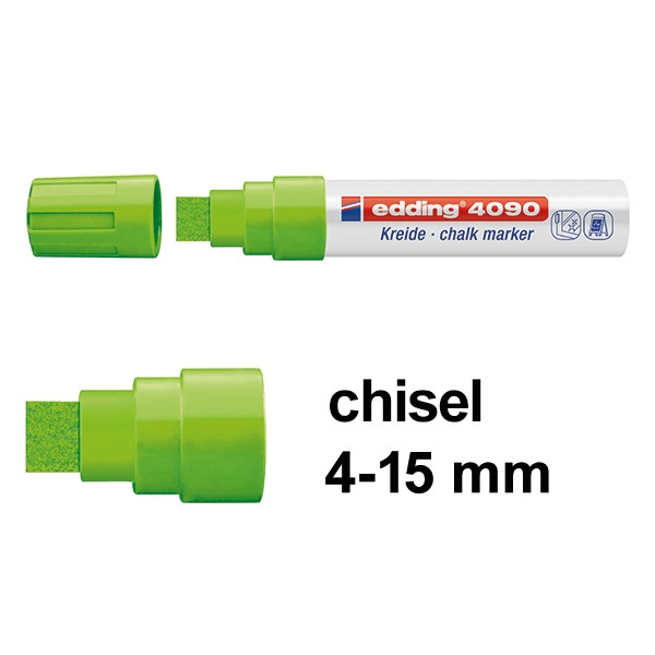 Chalk marker 4 - 15mm | light green | Edding 4090 200892 - 1