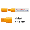 Chalk marker 4 - 15mm chisel | orange | Edding 4090