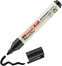 Edding EcoLine 21 black permanent marker (1.5mm - 3mm round) 4-21001 240330