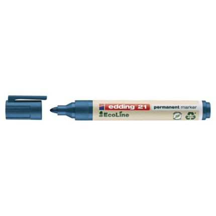Edding EcoLine 21 blue permanent marker (1.5mm - 3mm round) 4-21003 240332 - 1