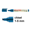 Edding EcoLine 22 blue permanent marker (1mm - 5mm chisel) 240336 - 1