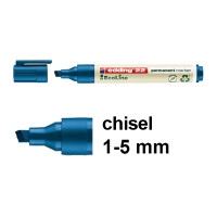 Edding EcoLine 22 blue permanent marker (1mm - 5mm chisel) 4-22003 240336