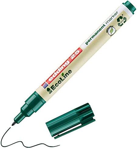 Edding EcoLine 25 green permanent marker (1mm round) 4-25004 240341 - 1