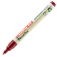 Edding EcoLine 25 red permanent marker (1mm round) 4-25002 240339