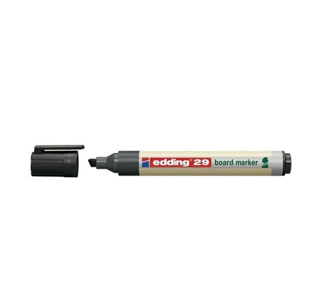 Edding EcoLine 29 black whiteboard marker (1mm - 5mm chisel) 4-29001 240351 - 1