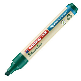 Edding EcoLine 32 green flipchart marker (1mm - 5mm chisel) 4-32004 240362 - 1