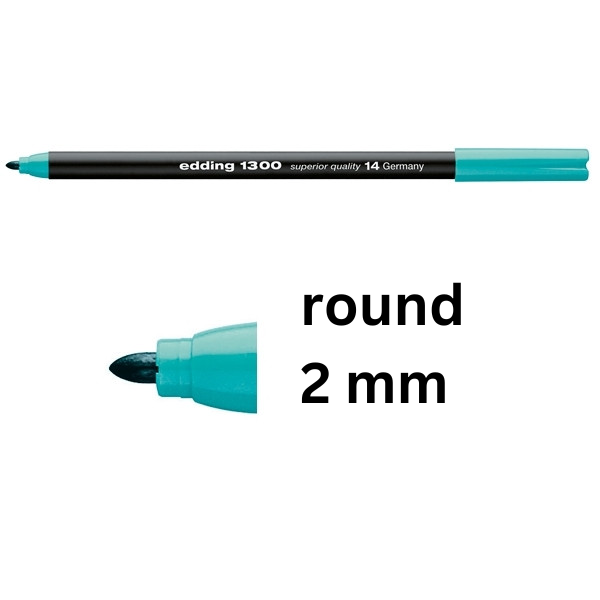 Felt-tip pen | turquoise | Edding 1300 239013 - 1