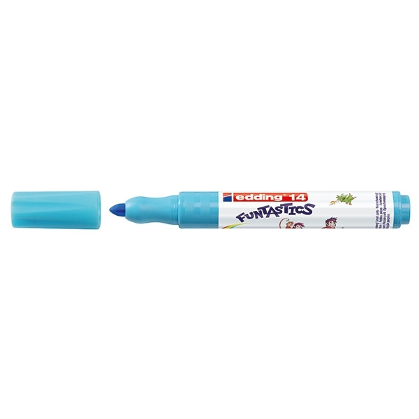 Felt-tip pen | light blue | Edding 14 Funtastics 239259 - 1