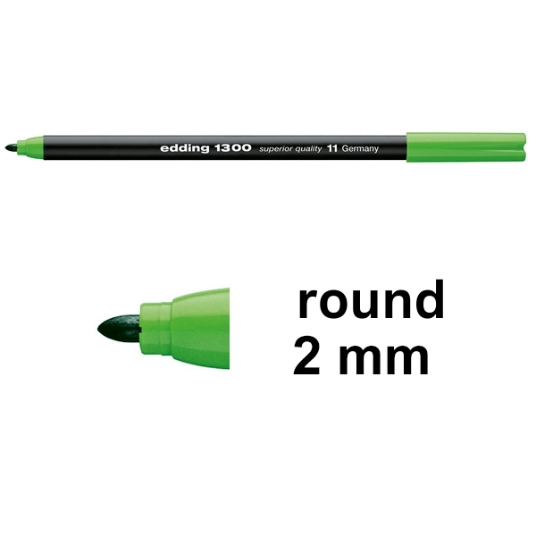 Felt-tip pen | light green | Edding 1300 239010 - 1