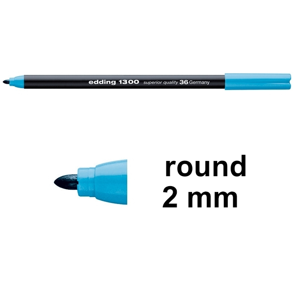 Felt-tip pen | mangal blue | Edding 1300 239032 - 1