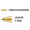 Felt-tip pen | metallic gold | Edding 1200