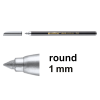 Felt-tip pen | metallic silver | Edding 1200 239340 - 1