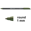 Felt-tip pen | olive green | Edding 1200 200971 - 1