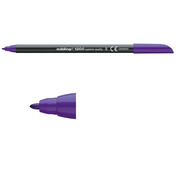 Felt-tip pen | violet | Edding 1200 200965 - 1