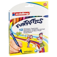 Felt-tip pen set | Edding 15 Funtastic washable | 12-pack 239344