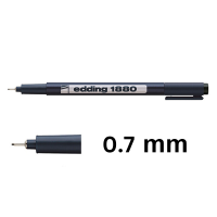 Fineliner | 0.7mm | black | Edding 1880 240122