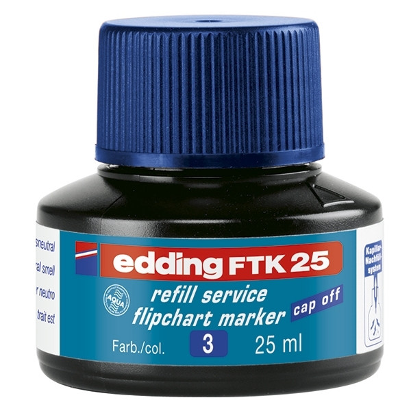 Flipchart marker ink refill | blue | Edding PTK 25 200956 - 1