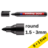 Offer: Edding 300 black permanent marker (1.5mm - 3mm) 248686 - 1