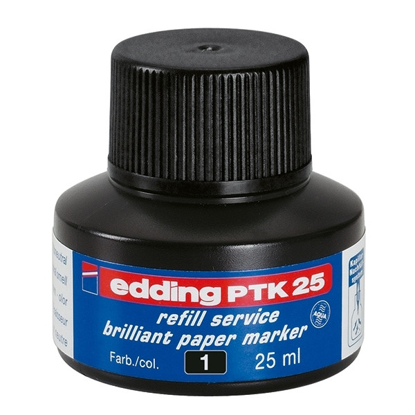 Edding PTK 25 black ink refill 4-PTK25001 239221 - 1
