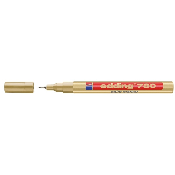 Paint marker 0.8mm round | Edding 780 | gold 200634 - 1