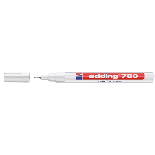 Paint marker 0.8mm round | Edding 780 | white 200632 - 1