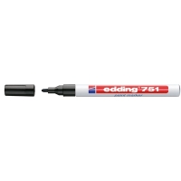 Paint marker 1 - 2mm round | Edding 751 | black 200596