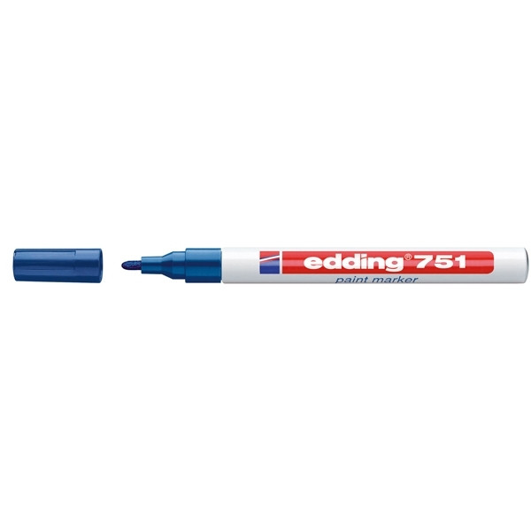 Paint marker 1 - 2mm round | Edding 751 | blue 200600 - 1