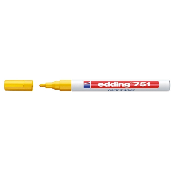 Paint marker 1 - 2mm round | Edding 751 | yellow 200604 - 1