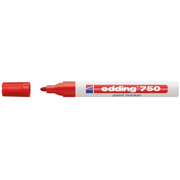 Paint marker 2 - 4mm round | Edding 750 | red 200570 - 1
