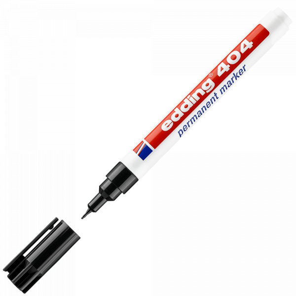 Permanent marker 0.75mm | Edding 404 | black 200827 - 1