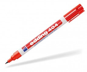 Permanent marker 0.75mm | Edding 404 | red 200828 - 1