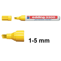 Permanent marker 1 - 5mm chisel | Edding 3300 | yellow 200818