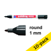 Permanent marker 1mm | Edding 400 | black | 10-pack 239439 - 1