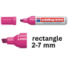 Permanent marker 2 - 7mm chisel | Edding 500 | pink 200809 - 1