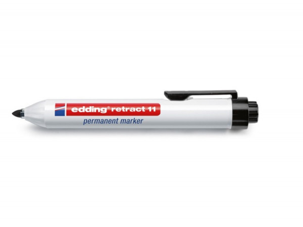 Permanent marker 3mm |  Edding Retract 11 | black 200835 - 1