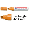 Permanent marker 4 - 12mm chisel | Edding 800 | orange