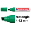 Permanent marker 4mm chisel | Edding 800 | green
