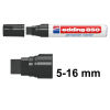 Permanent marker 5 - 16mm chisel | Edding 850 | black 200544 - 1