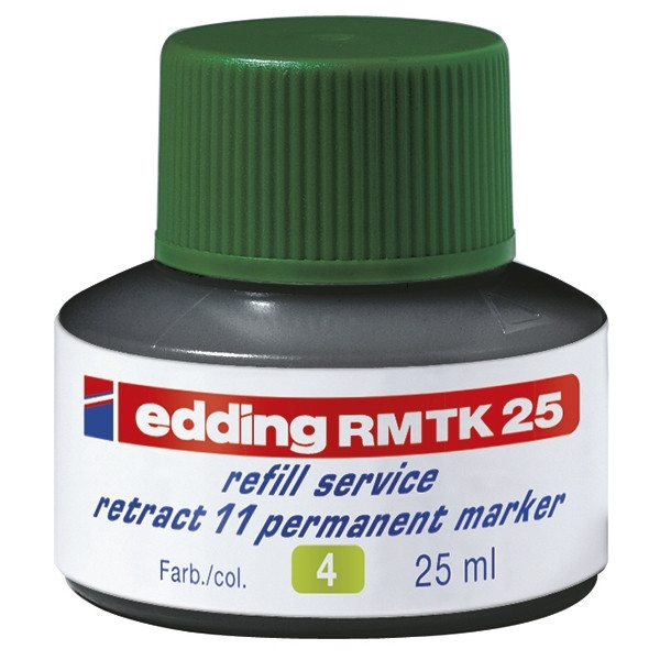 Edding RMTK 25 green ink refill (25ml) 4-RMTK25004 200929 - 1