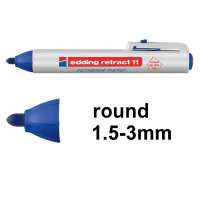 Edding Retract 11 blue permanent marker 4-11003 200837