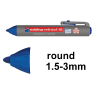 Edding Retract 12 blue whiteboard marker 4-12003 200851