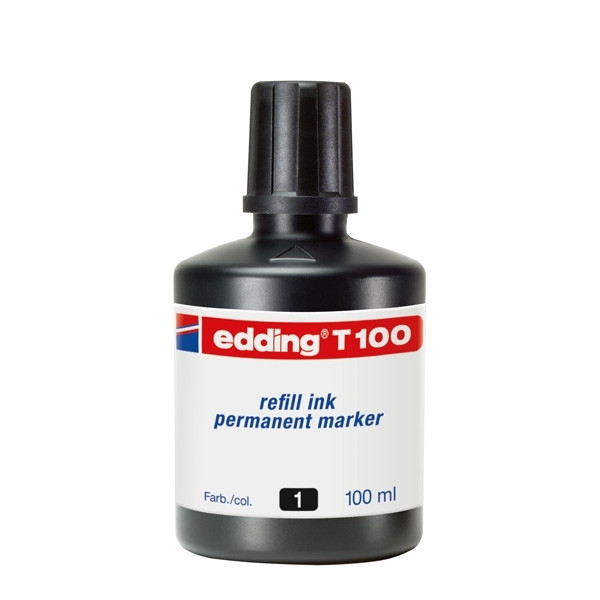 Edding T100 black ink refill (100ml) 4-T100001 200552 - 1