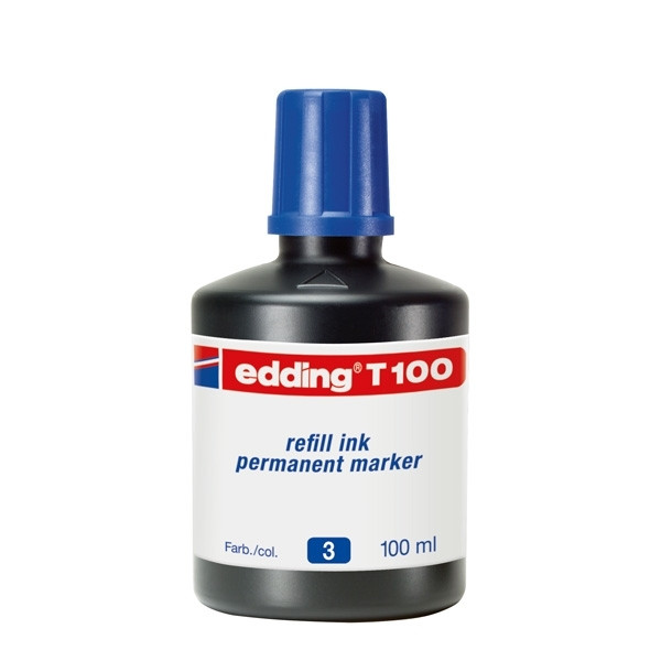 Edding T100 blue ink refill (100ml) 4-T100003 200556 - 1