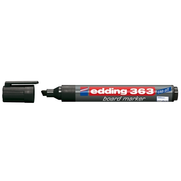 Whiteboard marker 1.0 - 5.0mm chisel tip | black | Edding 363 200646 - 1