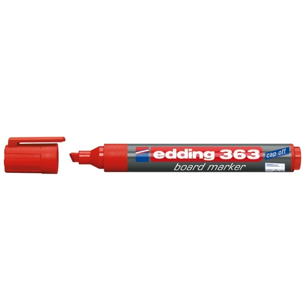 Whiteboard marker 1.0 - 5.0mm chisel tip | red | Edding 363 200648 - 1