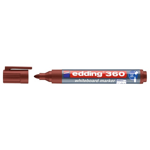 Whiteboard marker 1.5 - 3.0mm round tip | brown | Edding 360 240540 - 1