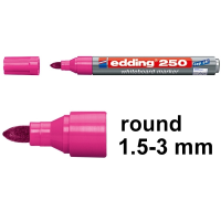 Whiteboard marker 1.5 - 3.0mm round tip | pink | Edding 250 200843